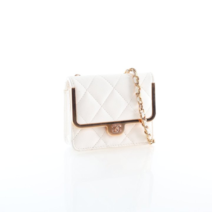 Chanel Mini Lambskin Chain Belt Waist Bag