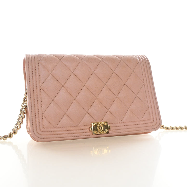 Chanel Caviar Boy Wallet On Chain (WOC)