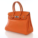 Hermes Orange Swift Birkin 30