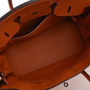 Hermes Orange H Clemence Bi...