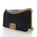Chanel Small Chevron Boy Bag