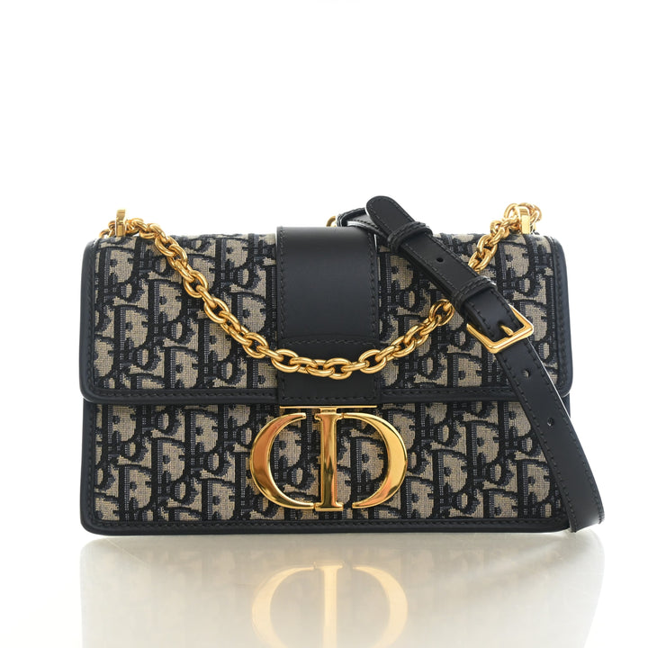 Christian Dior Medium Oblique 30 Montgaine Flap Chain Bag