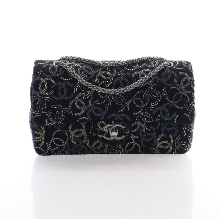 Chanel Medium Embellished CC Paris-Shanghai Pudong Classic Double Flap Bag