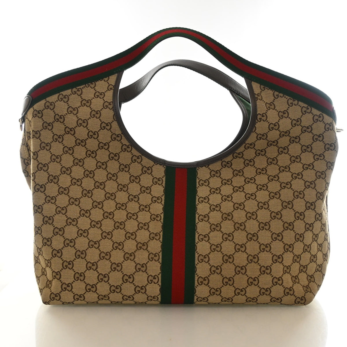 Gucci Large GG Canvas Giglio Tote, photo 11 of 14