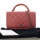 Chanel Lambskin Top Handle ...