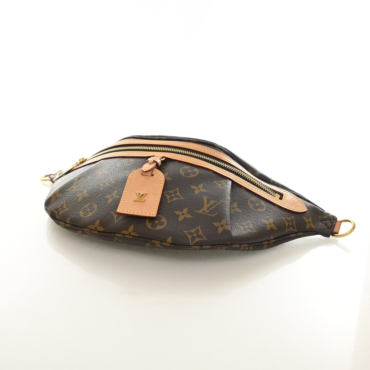 Pre-Owned Louis Vuitton Monogram High Rise Bumbag, side profile, photo 10 of 17
