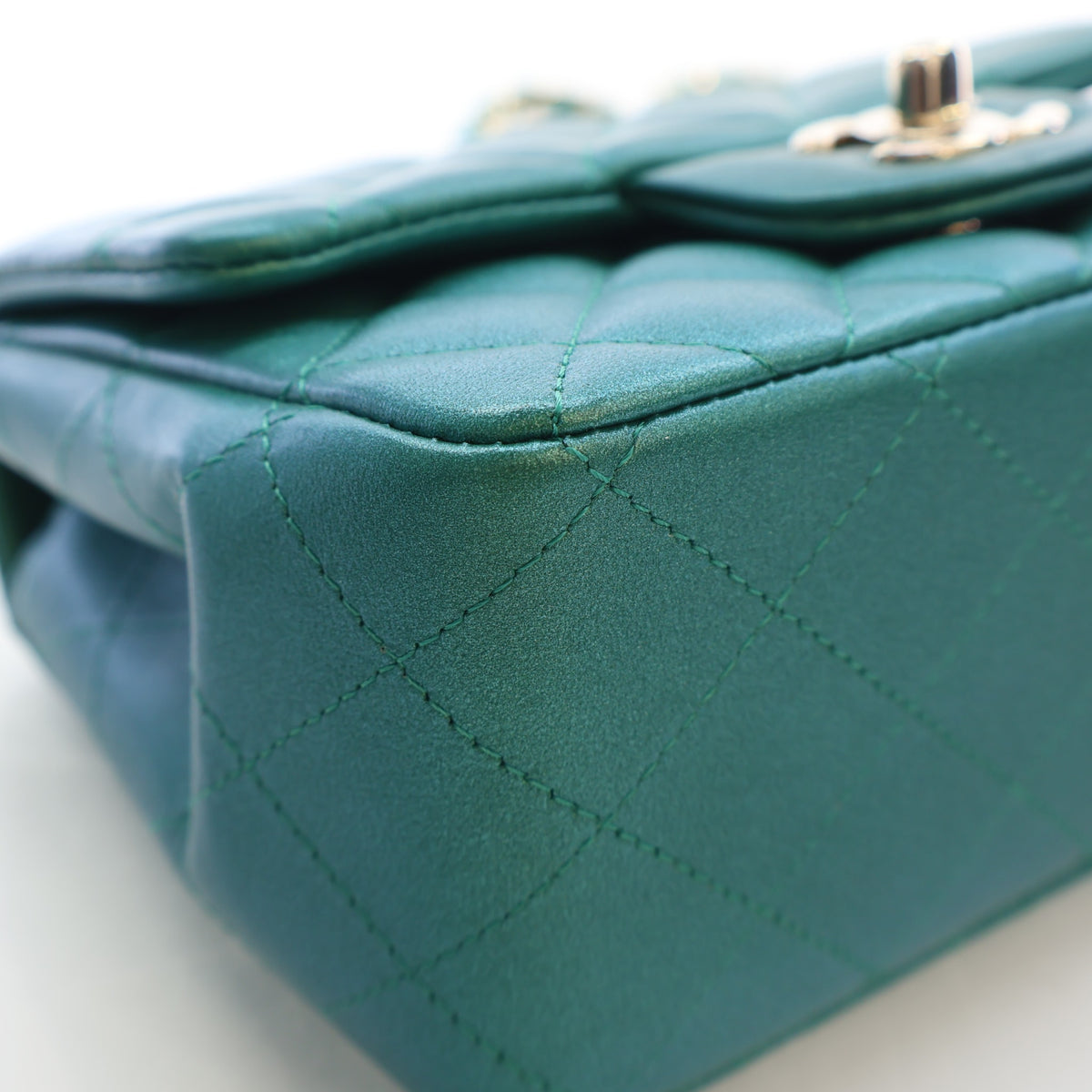 Chanel Mini Lambskin Square Flap Bag, photo 6 of 17