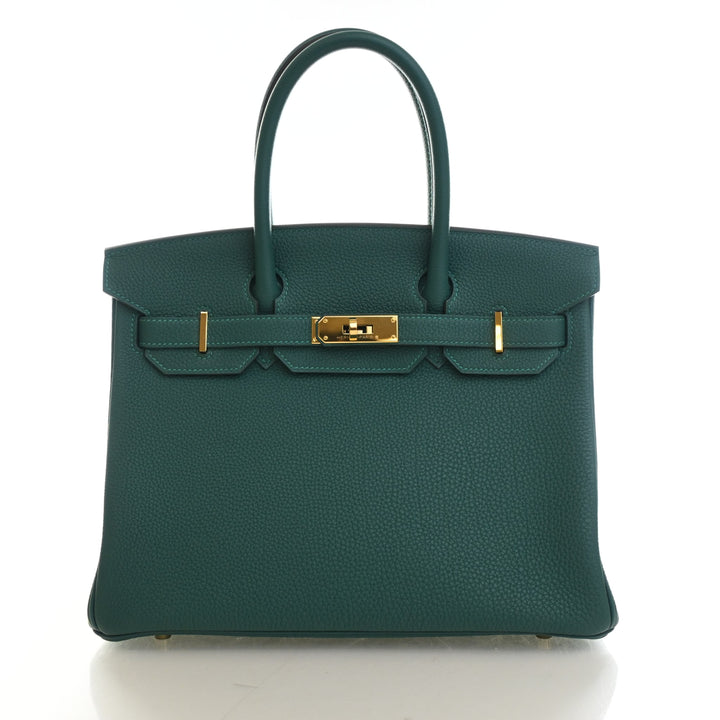 Hermes Malachite Togo Birkin 30