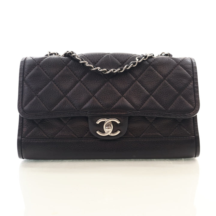 Chanel Medium Aged Calfskin CC Flap Bag