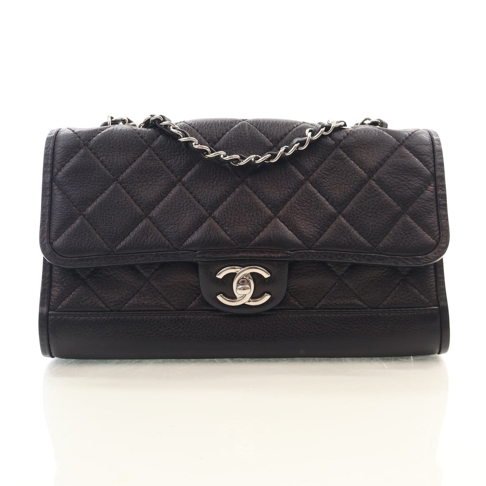 Chanel Medium Aged Calfskin CC Flap Bag