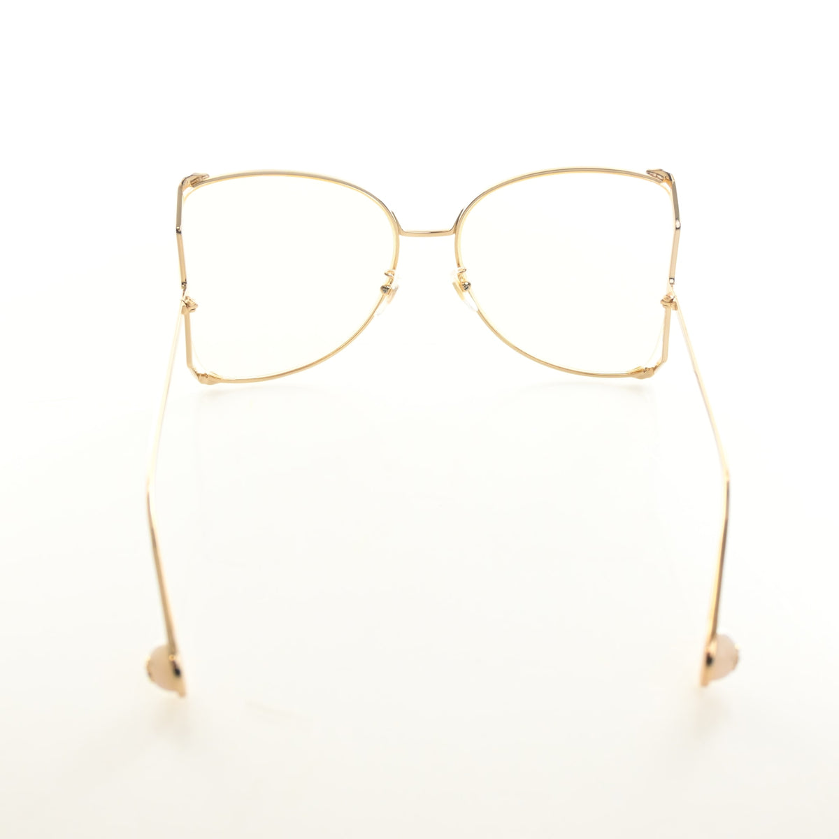 Pre-Owned Gucci Sunglasses Oversizes Metal, front view