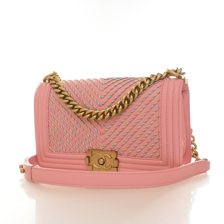 Chanel Medium Calfskin By The Sea Boy Bag