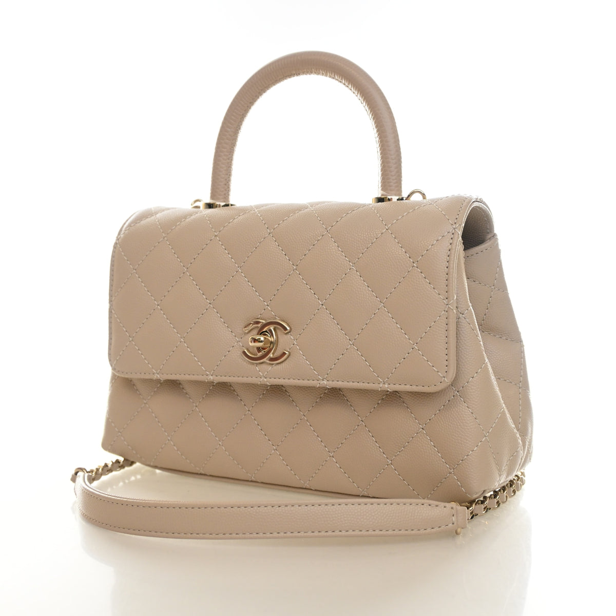 Chanel Small Caviar Coco Handle Bag, photo 3 of 16