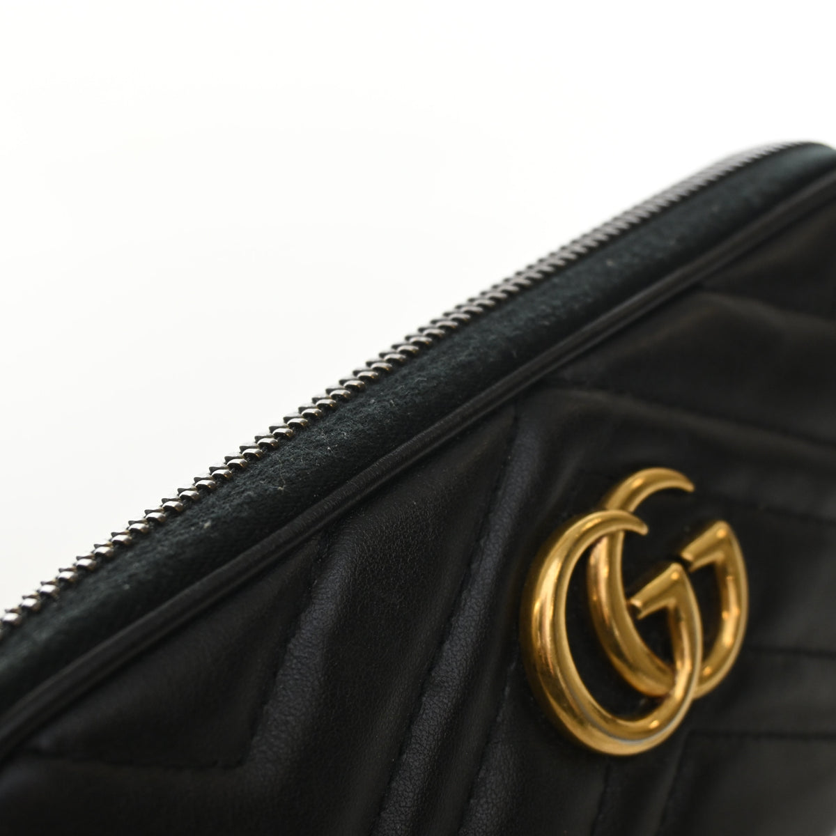 Gucci Mini Calfskin GG Marmont Zip Crossbody, photo 14 of 15