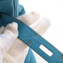 Hermes Turquoise Togo Birki...