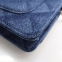 Chanel Denim Wallet on Chain