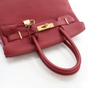 Hermes Rouge H Togo Birkin 30 