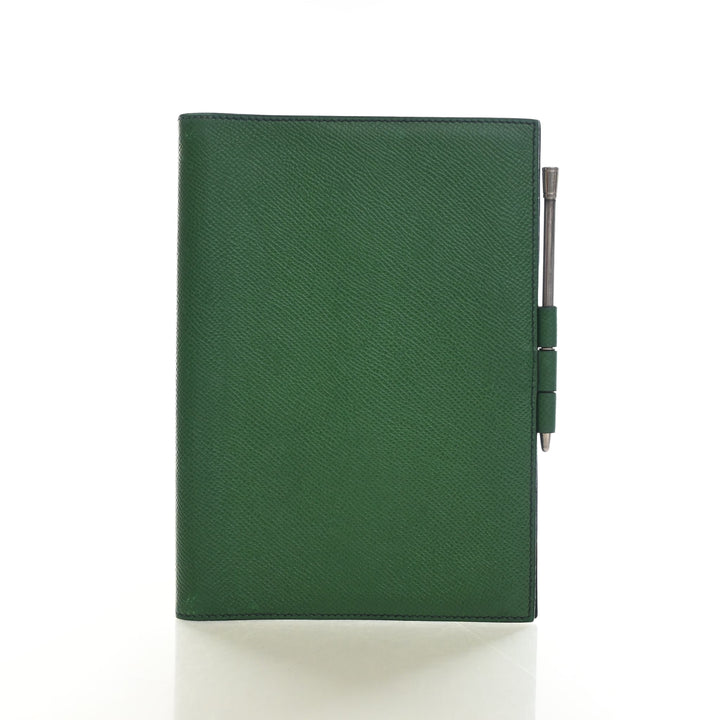 Hermes Vert Bengale Epsom Agenda Cover