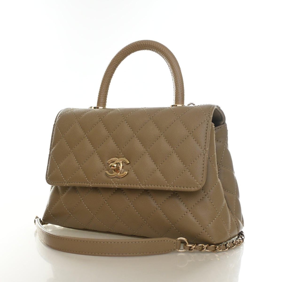 Chanel Small Caviar Coco Handle Bag, photo 3 of 15