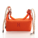 Hermes Orange Feu Toile Bri...