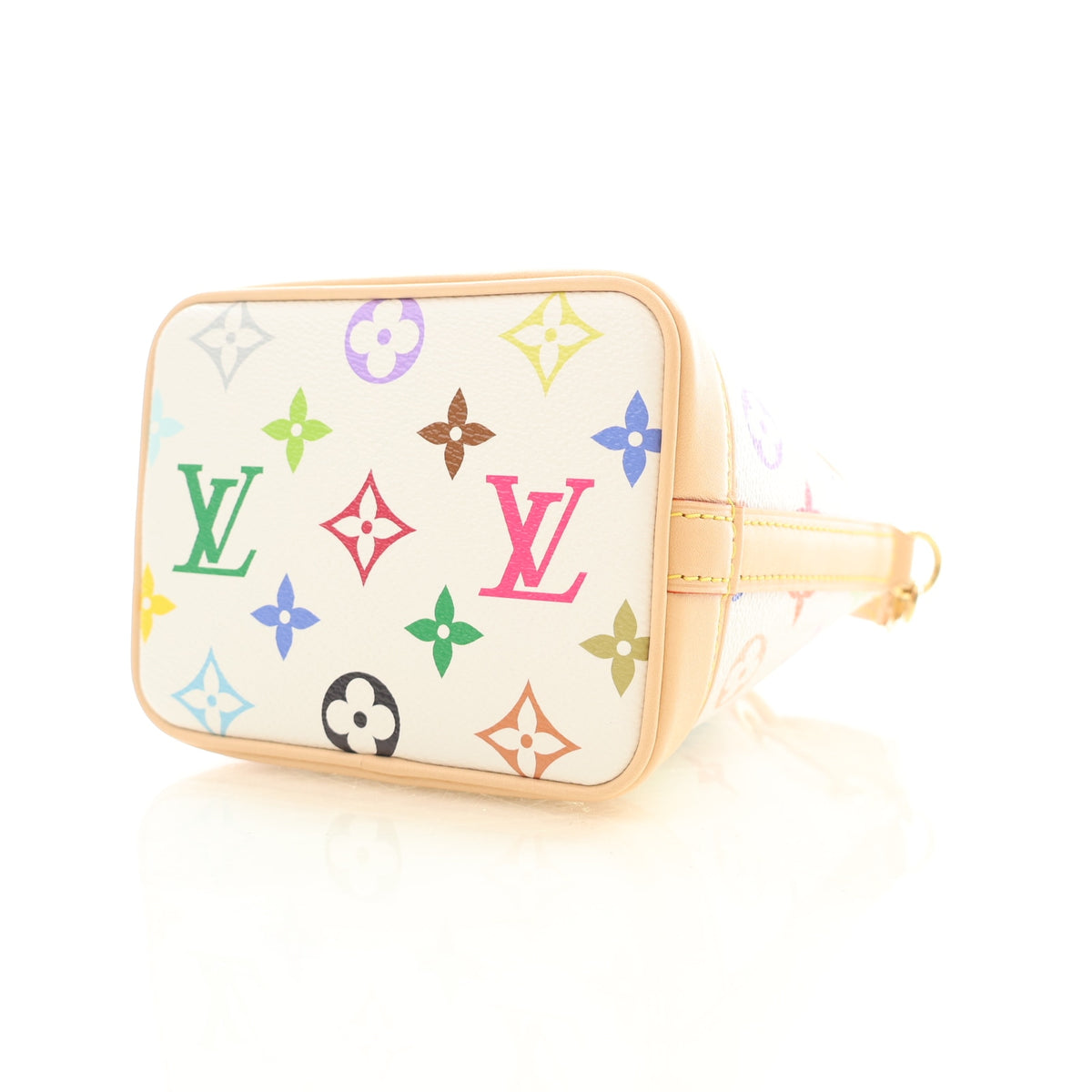 Pre-Owned Louis Vuitton Nano Multicolor Monogram Noe, front view, photo 7 of 14