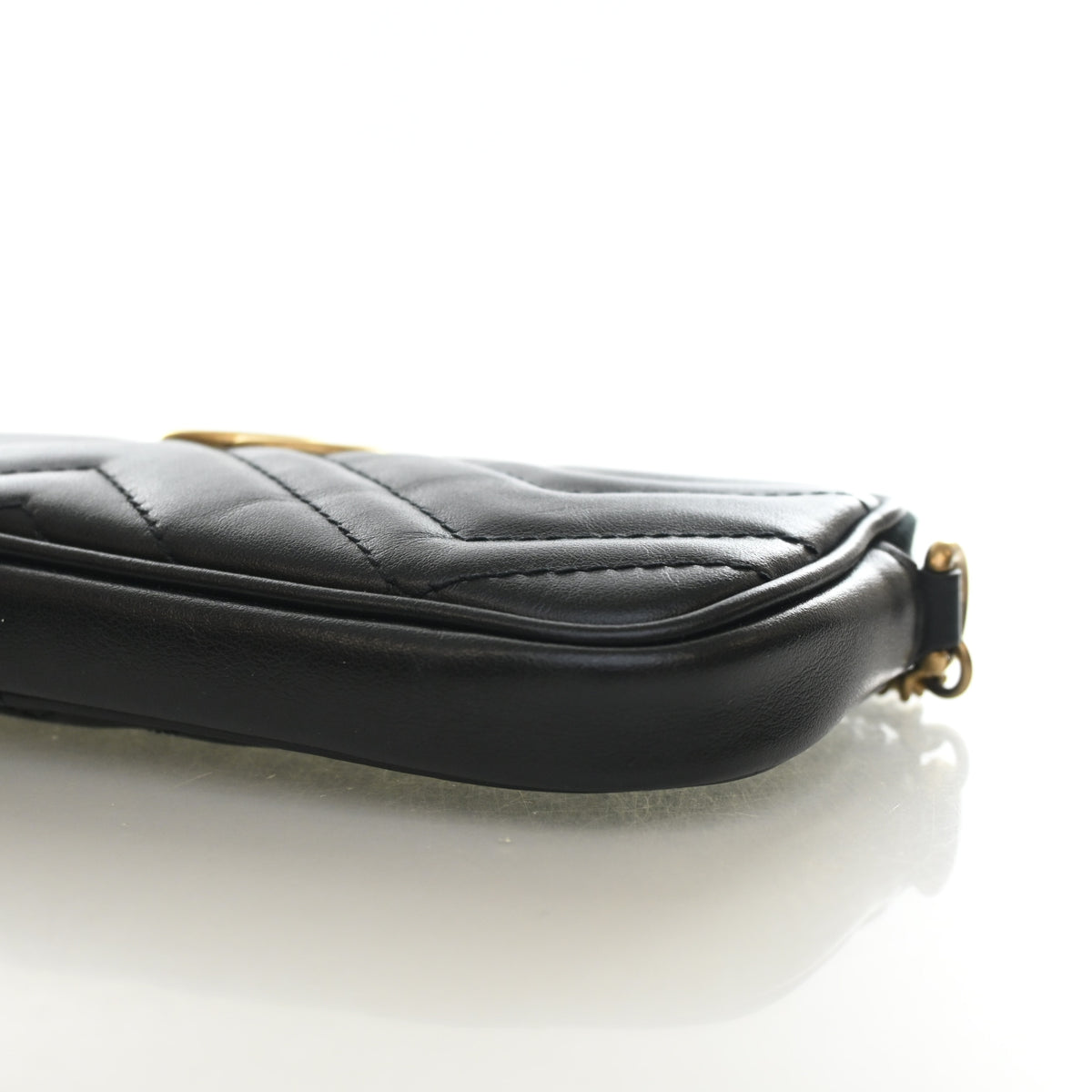 Gucci Mini Calfskin GG Marmont Zip Crossbody, photo 8 of 15
