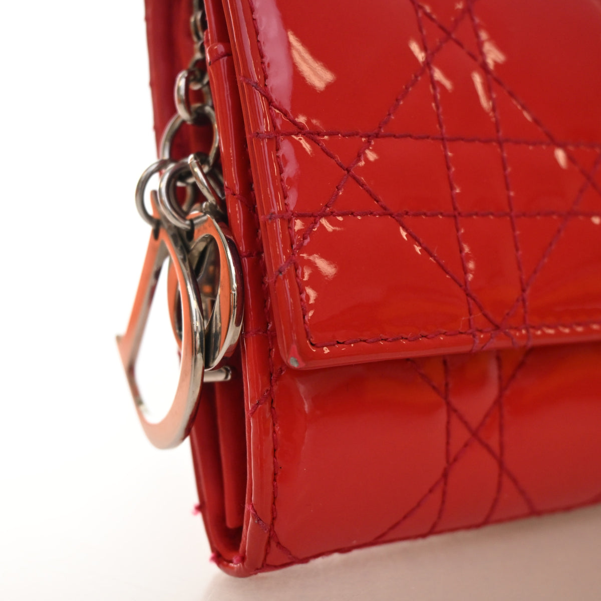 Christian Dior Patent Wallet on Chain, photo 14 of 18