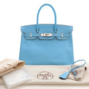 Hermes Celeste Epsom Verso ...