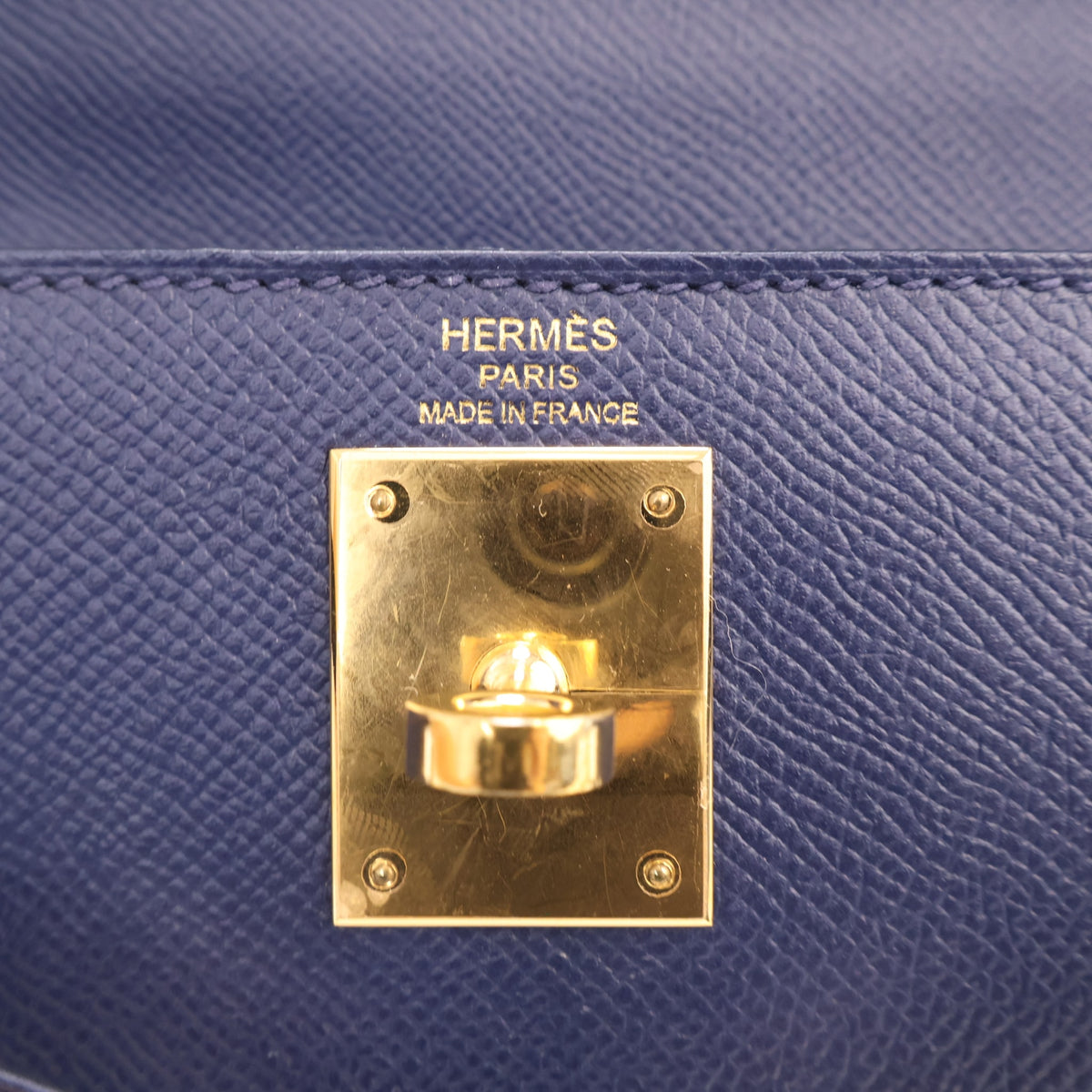 Hermes Bleu Indigo Epsom Sellier Kelly 28, photo 14 of 16