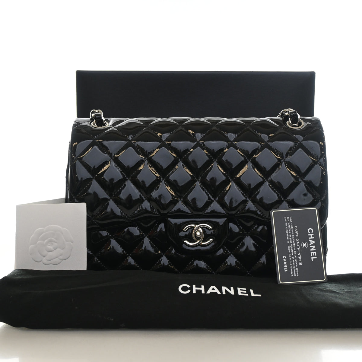 Chanel Jumbo Patent Classic Double Flap Bag, photo 16 of 16