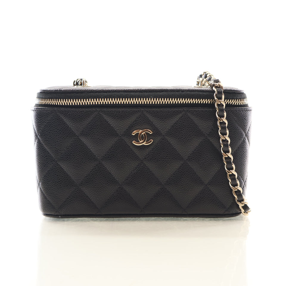 Chanel Small Caviar Classic Vanity Case