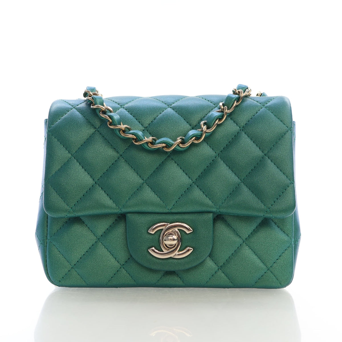 Chanel Mini Lambskin Square Flap Bag, photo 1 of 17