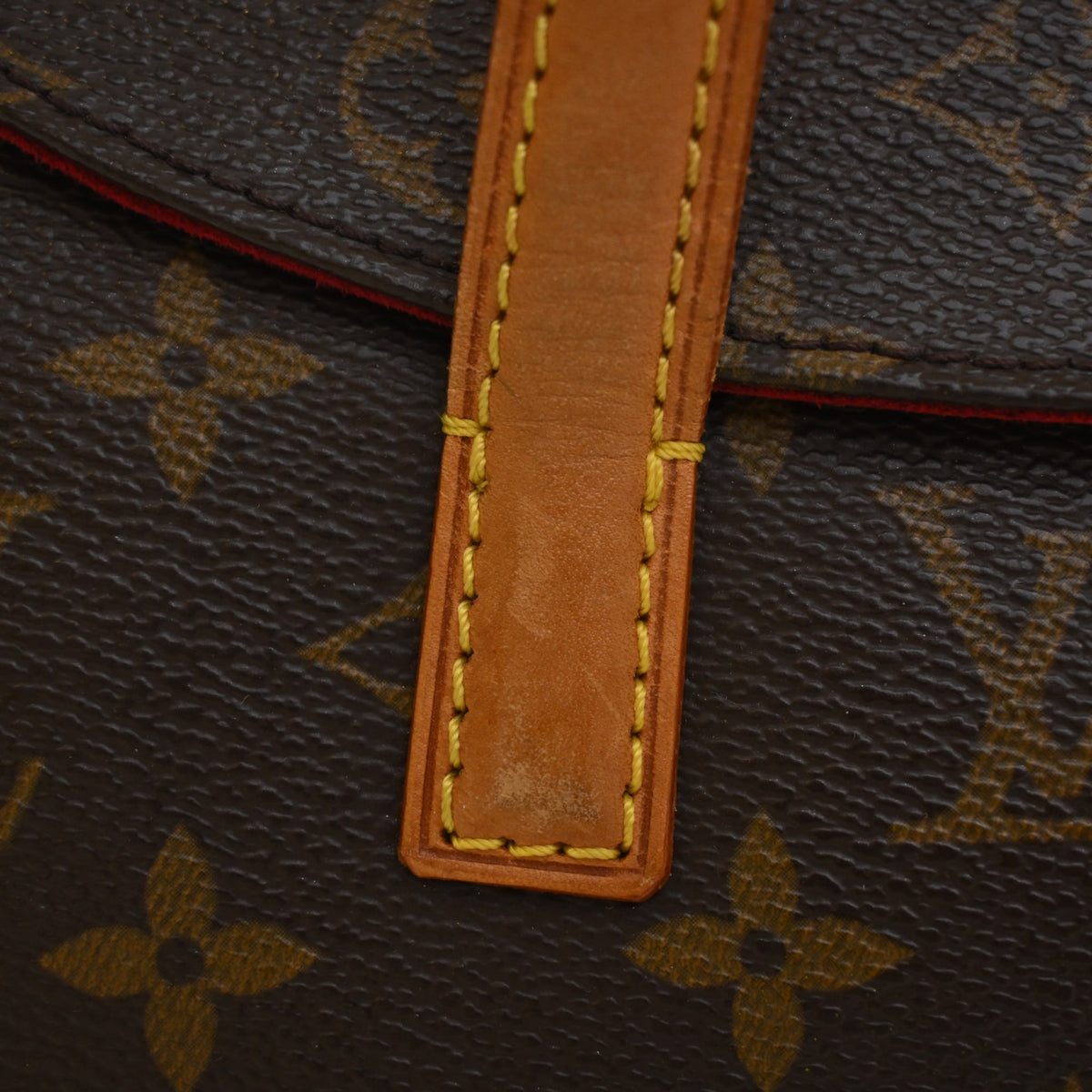 Vintage Louis Vuitton Monogram Sonatine, corner and edge detail, photo 15 of 19