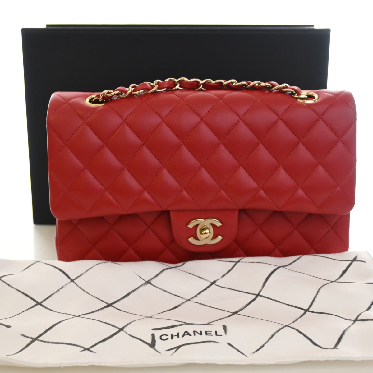 Chanel Medium Lambskin Classic Double Flap Bag, photo 17 of 17