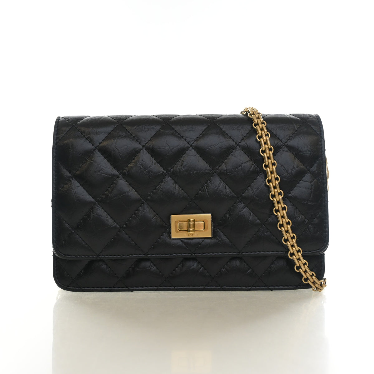 Chanel Aged Calfskin Reissue 2.55 Wallet On Chain (WOC), photo 1 of 14