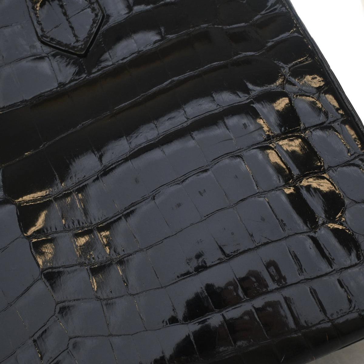 Hermes Noir Crocodile Birkin 30, photo 18 of 24