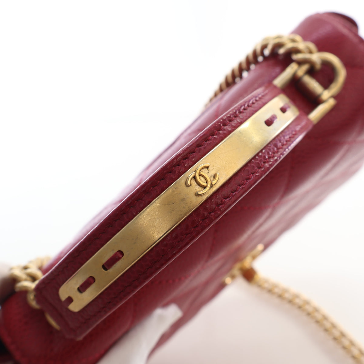 Chanel Mini Caviar Top Handle Flap Bag, photo 5 of 16