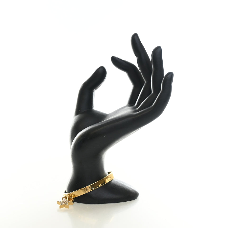 Christian Dior Crystal Star Bangle
