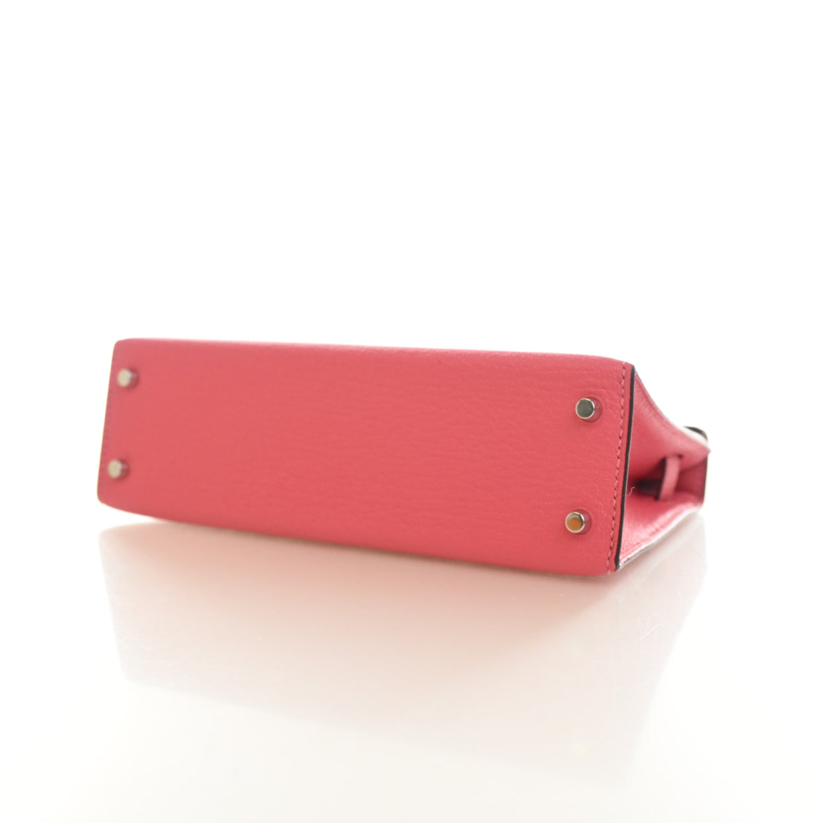 Hermes Rose Lipstick Chevre Mysore Mini Kelly 20, photo 11 of 16