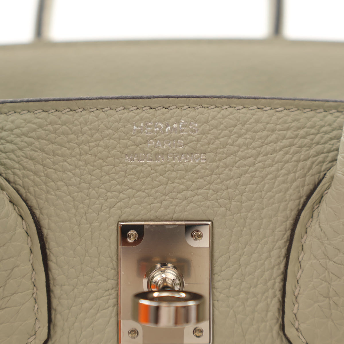 Hermes Gris Neve Togo Birkin 25, photo 15 of 16