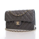 Chanel Small Grey Lambskin ...