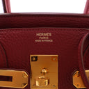 Hermes Rouge H Togo Birkin 30 