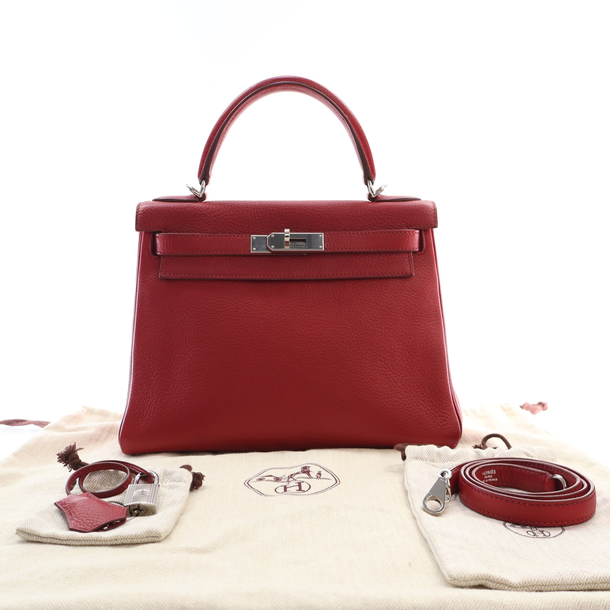 Hermes Rouge Garance Togo Kelly 28, photo 18 of 18