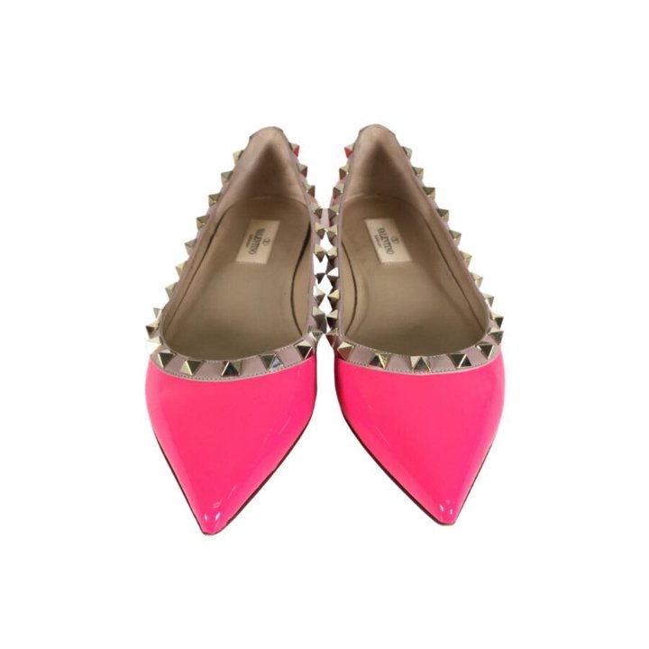 Valentino Rockstud Flats Sz 37.5