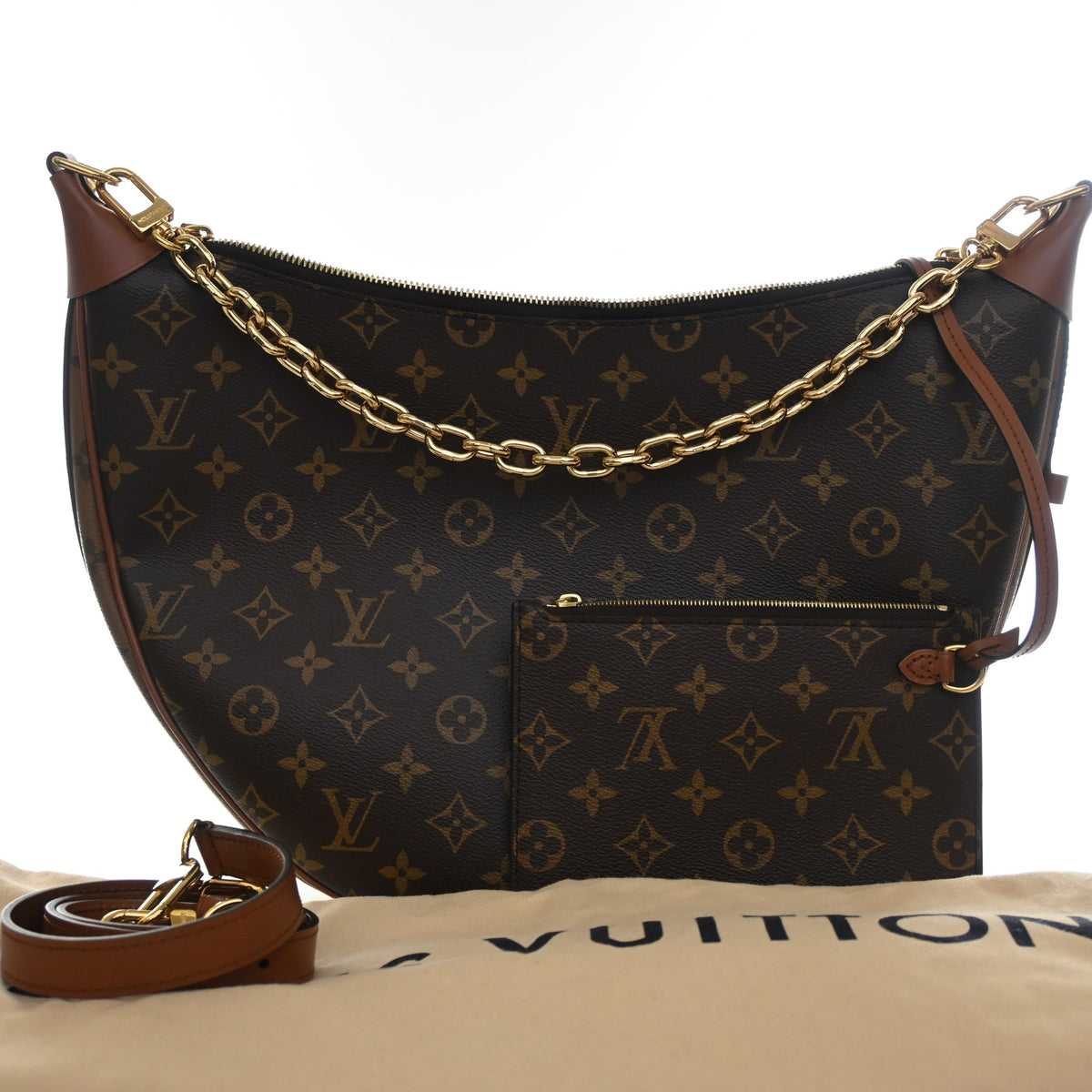 Pre-Owned Louis Vuitton Hobo Monogram Loop, front view, photo 14 of 14