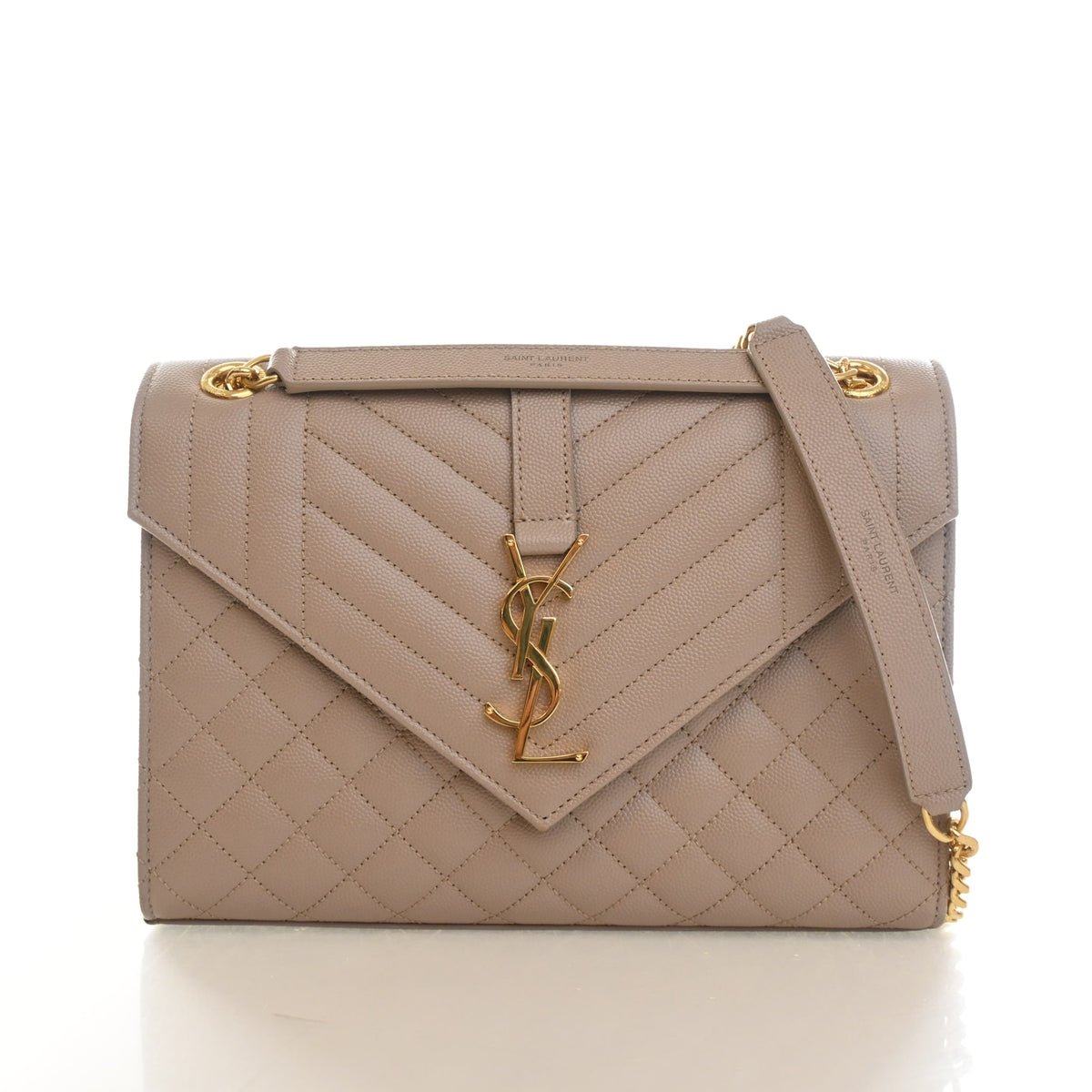 Saint Laurent Medium Calfskin Envelope Flap Bag, photo 1 of 14
