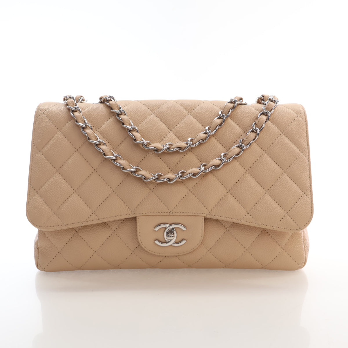Chanel Jumbo Caviar Classic Single Flap Bag, photo 1 of 17