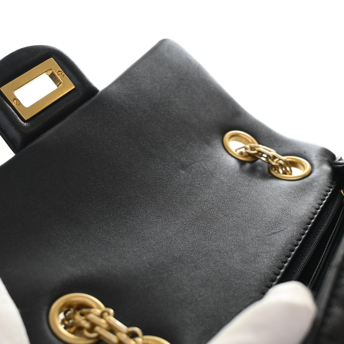 Chanel Mini Lambskin Quilted 2.55 Flap, photo 12 of 16