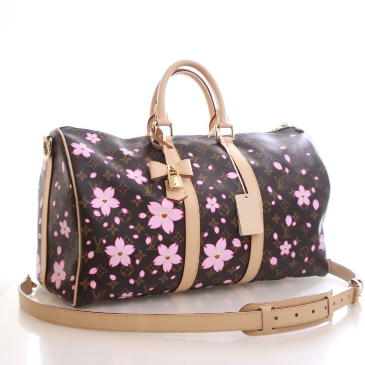 Louis Vuitton x Takashi Murakami Monogram Keepall Bandouliere 45