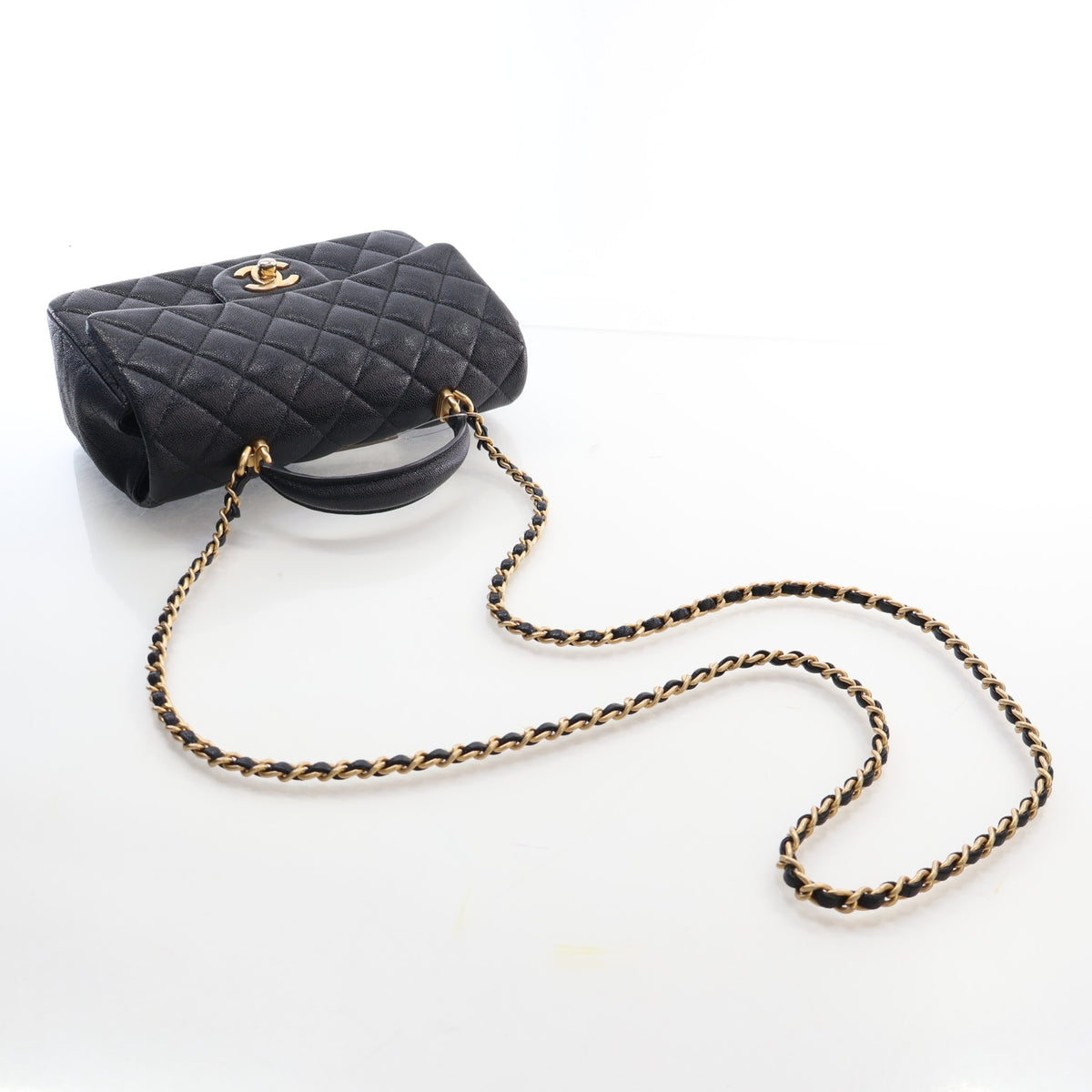 Chanel Mini Caviar Top Handle Bag, photo 10 of 17